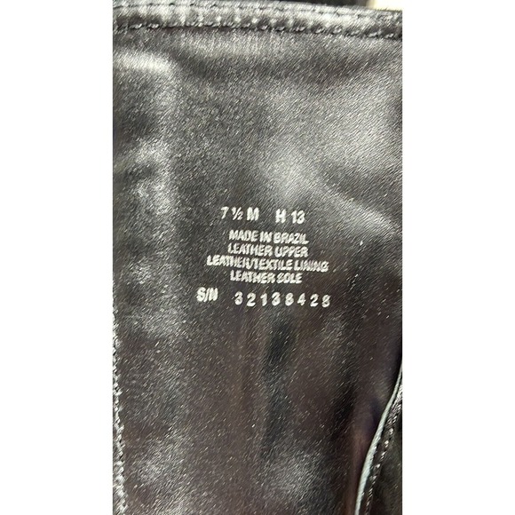 TORY BURCH SUADE LEATHER BLACK‎ KNEE HIGH BOOTS SIZE 7.5 M - Picture 9 of 10